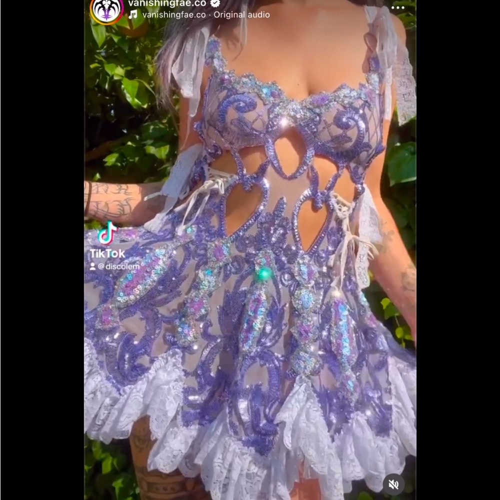 OOAK Vanishing Fae Babydoll Dress